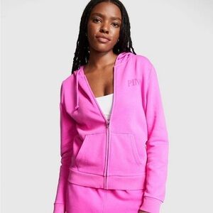 Victoria's Secret PINK Everyday Fleece Full-Zip Hoodie